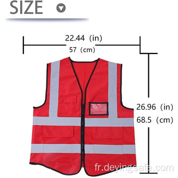 Veste de sécurité réfléchissante pour l&#39;extérieur